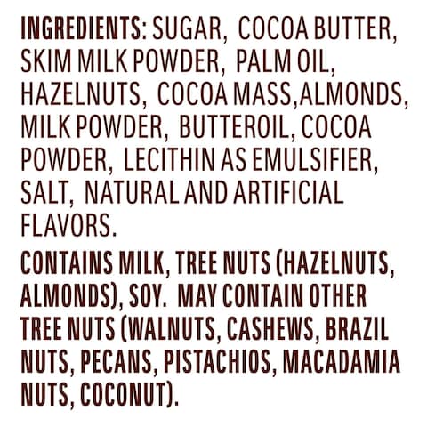 Ferrero Rocher Hazelnut And Almond Milk Chocolate 90g