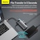 Baseus 9-in-1 USB C Hub Docking Station Adapter with 4K HDMI Power Delivery for MacBook Pro Surface Pro iPad Pro and Other Type C Devices
