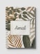 Lowha Spiral Notebook With 60 Sheets And Hard Paper Covers With English Name Amal Design, For Jotting Notes And Reminders, For Work, University, School