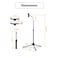 Technomounts Mobile Stand Tripod Lazy Tablet Stand  Universal Phone Stand Tablet Holder for 3.5-12.5 Inch (Black)