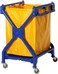 Heavy Duty X Shaped Laundry Cart  with Universal Wheels YELLOW