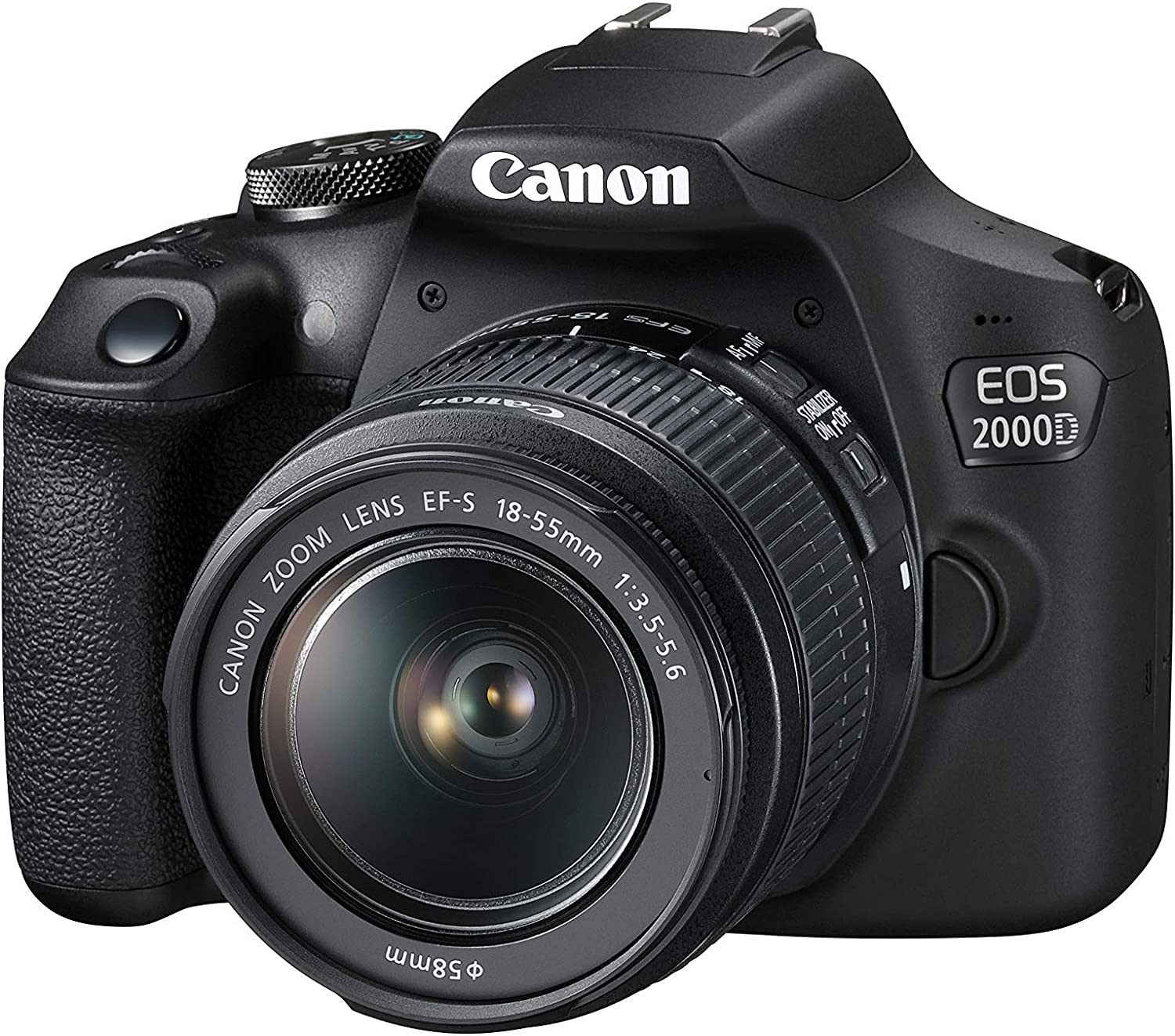 Canon EOS 2000D DSLR With EF-S 18-55mm f/3.5-5.6 IS II Lens 24.1MP,Built-In Wi-Fi And NFC