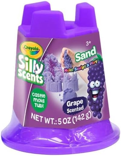 Crayola Castle Sand Mold Silly Scents, Assorted Colors, 142g, A1-2325