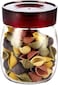 Royalford Rf9001 1200ml Air-Proof Glass Jar &ndash; Round Shaped, Healthier Choice, Maximum Freshness And Dishwasher Safe - Food Storage Container With Lid, Airtight Sealed Glass Container &ndash;Durable And Tran