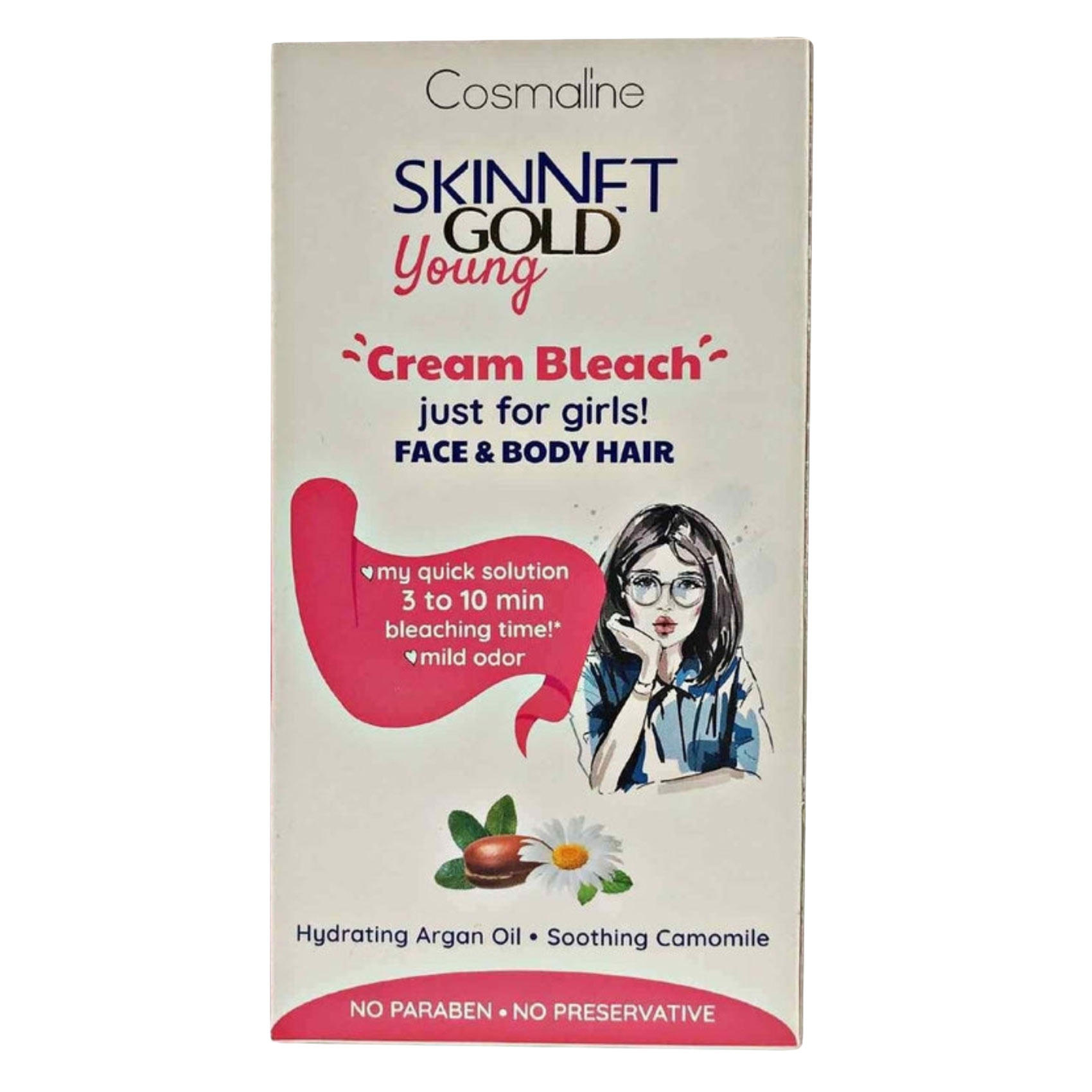 Cosmaline Skinnet Gold Young Bleach Cream 50ML + 25ML