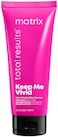 Matrix Total Results Keep Me Vivid Color Velvetizer Leave-In Styling Balm, Color Protecting Treatment, For Color Treated Hair, 3.4 Fl. Oz.