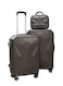 Morano 5-Piece Luggage Trolley Bag Set Dark Coffee