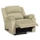 In House Velvet Rocking &amp; Rotating Recliner Chair - Dark Ivory - AB02