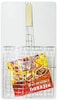 Barbecue Rectangular Grilling Basket, Multi-purpose Portable Griller with Handle 28x28CM (Pack of 1).