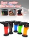 Lavish [ 1- Unit ] Windproof Refillable Lighter Butane Inflatable Torch Fuel Jet Blue Flame Lighters For Cigar Outdoor Bbq UnfilLED Accessories