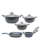 9PCS Granite Coated Cookware Set