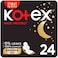 Kotex Maxi Protect Thick Pads Overnight Protection Sanitary Pads With Wings 24 Sanitary Pads