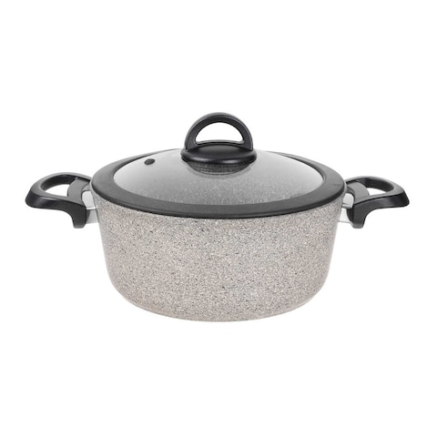 Cookin Aboud Bio Granite Cooking Set - 7 Pieces - Grey