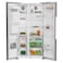Beko 651 Ltr Side By Side Refrigerator 179X91 Cm, HarvestFresh, NeoFrost Dual Cooling, ProSmart Inverter Compressor, FastIce, With Automatic Ice Machine, Brushed Silver - GNE753DX, 1 Year Warranty