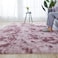 Extra Soft Tie Dyed Living Room Faux Fur Fluffy Carpet With Anti-Slip Bottom. (Size 80&times;160CM)