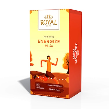 Royal Herbs Energize Herbal Drink - 20 Sachets