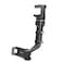 Yesido C192 Rearview Mirror Car Phone Holder, Adjustable Rotation, Folds Flat, Fits Most Mirror Sizes - Black