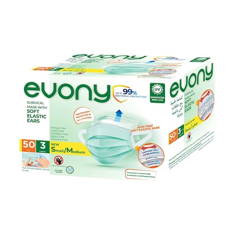 Evony Surgical Mask - Medium - 50 Masks