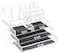 Generic [H14320] Acrylic Jewelry And Cosmetic Storage Display Boxes Organizer Two Pieces Set