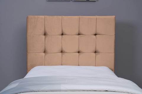 PAN Home Home Furnishings Vista Headboard Velvetl-90: H-125cm Gold