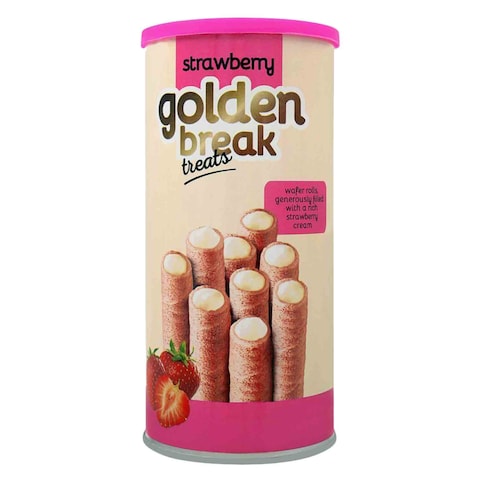 Golden Break Strawberry Roll Wafer 135g