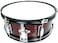 Mike Music Snare Drum Set Student Steel Shell 14 X 5.5 Inches, Includes Drum Key, Drumsticks and Strap (red)
