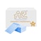 A To Z Disposable Changing Mats (45x60cm) Large, Pack Of 240 - Blue
