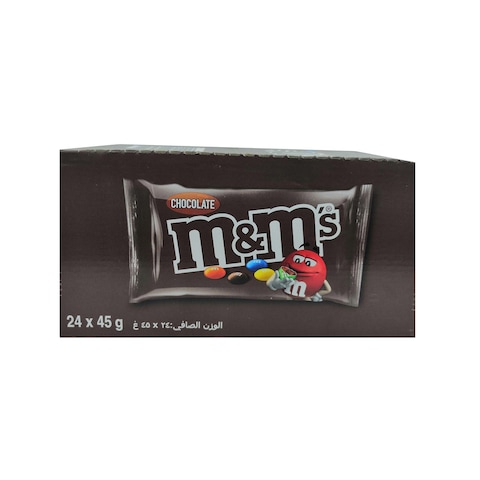 M&amp;m&#39;s Milk Chocolate - 45 Grams - 24 Pieces