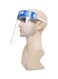 Generic - 5-Piece Protect Eyes And Face Shield With Protective With Elastic Band Clear/Blue 32X22Centimeter