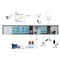 Tomvision - 4CH AHD Camera Kit 1.3MP/720P CCTV Security Recording System Kit CCTV Kit 4PCS Metal Bullet Camera Alarm System Home Security