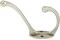 Robustline Hat And Coat Hook Heavy Duty Robe Hook Coat and Hat Hook with Round Base (Stainless Steel, 10Pcs)