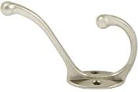 Robustline Hat And Coat Hook Heavy Duty Robe Hook Coat and Hat Hook with Round Base (Stainless Steel, 10Pcs)