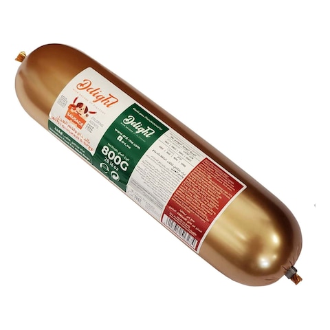 Delight Sausage With Chicken And Beef Adult Dog Food 800g