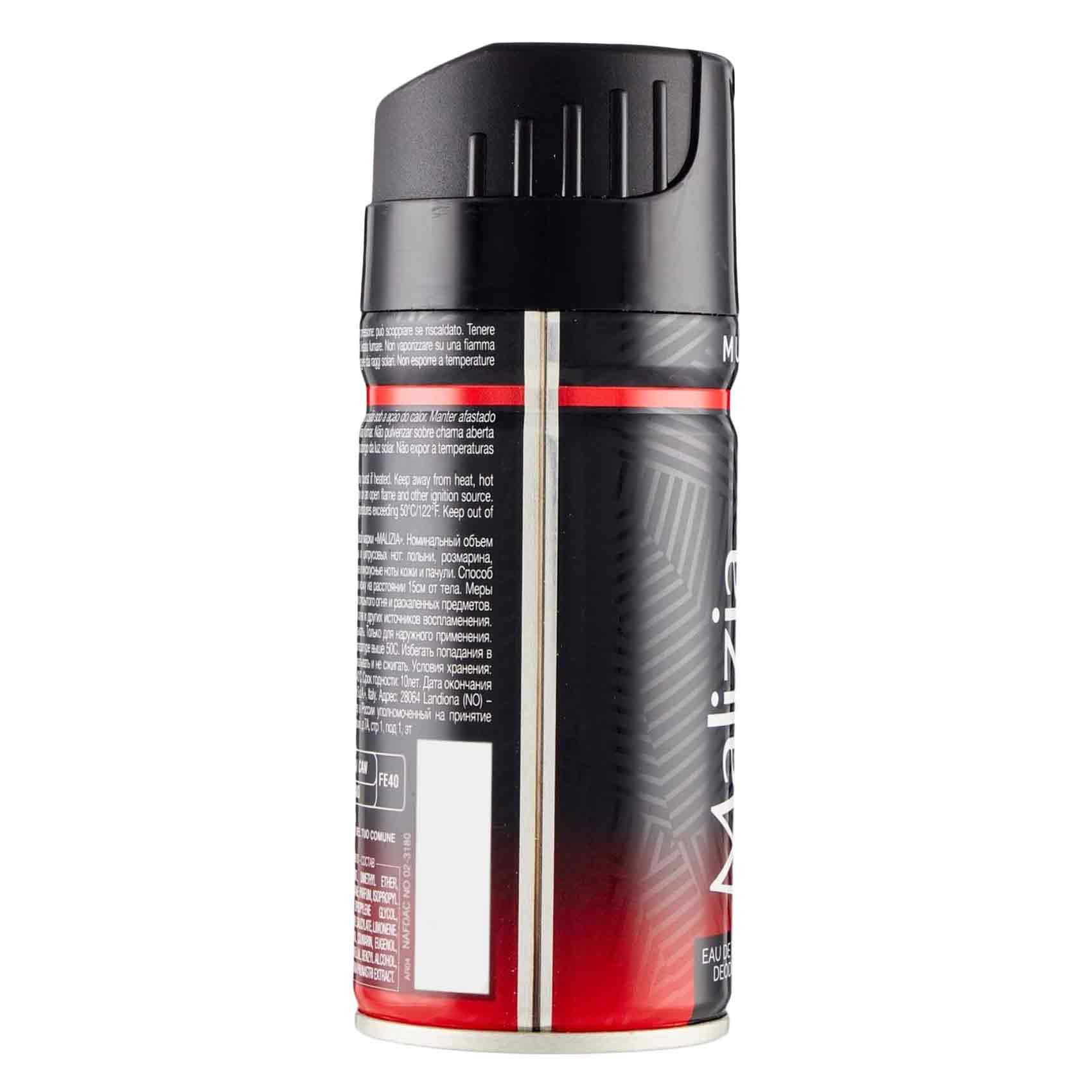 Malizia Eau Deodorant Uomo Musk For Men 150 Ml product thumbnail 2