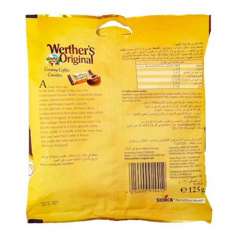 Werther&#39;s Original Creamy Coffee Candies -125 gram