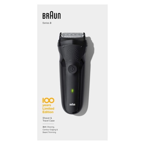 Braun Electric Shaver Series 3 MBS3 Max 100 Years Limited Edition - Black