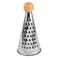 Aworky VC7428 Cylindical Bamboo Handle Grater Silver/Brown