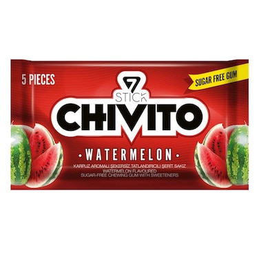 Chivito Sugar Free Gum Watermelon 5 Pieces
