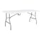 Generic-CK821 Portable Folding Table Indoor Outdoor 180Cm 6Ft Dining Camping Trestle