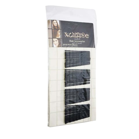 Buy Xcluzive Bob Pins 765 Black 60 PCS in UAE