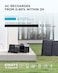 EF ECOFLOW DELTA Pro Portable Home Battery, Expandable Portable Power Station, 3.6kWh-25kWh, Huge 3600W AC Output, Solar Generator For Home Backup, Travel, Outdoor Camping