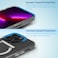 Remson Mag-X Magnetic Hybrid Protective Clear Case Military Grade Protection Compatible For iPhone 13 Pro Max - Clear