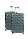 Morano 6-Pieces Morano Luggage Trolley Bags Set (Dark Green)
