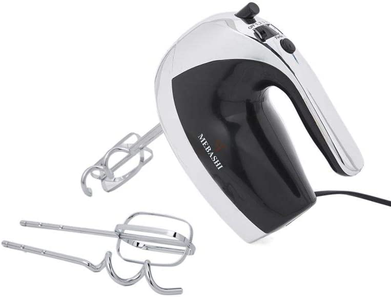 Mebashi Hand Mixer, 250W, Me-Hm8003, Black/Silver