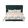 In House Geneva Velvet Bed Frame - King - 200x200 cm - Dark Green