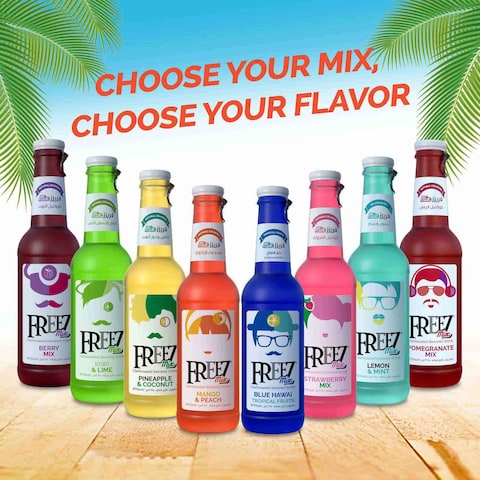 Freez Mix Carbonated Flavoured Drink Mango And Peach 275ml