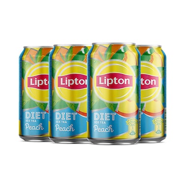 Lipton Ice Tea Diet Peach 320ML 5+1 Free