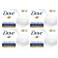 Dove Beauty Cream Soap Bar For All Skin Types Original With &frac14; Moisturising Cream 125 Pack of 2