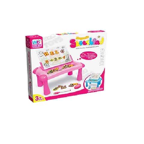 Wei Bo - Magnetic Sketchpad Desk Pink