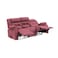 In House Velvet Triple Recliner Chair - Dark Pink - NZ30